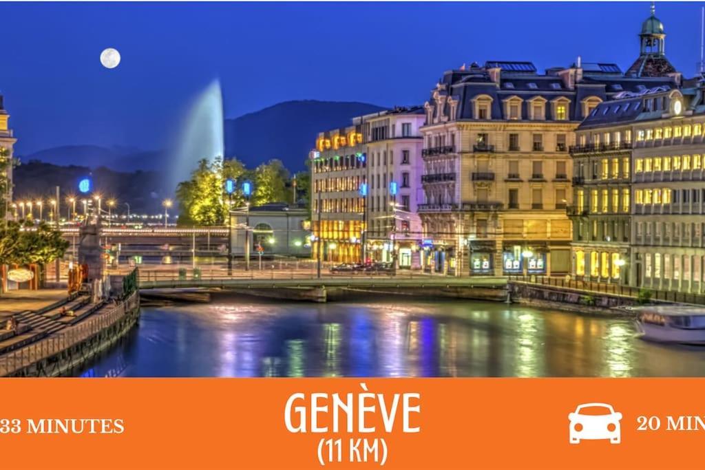 Zenbnb / Tournelles / Jardin Prive / Hyper-Centre Annemasse Exterior photo